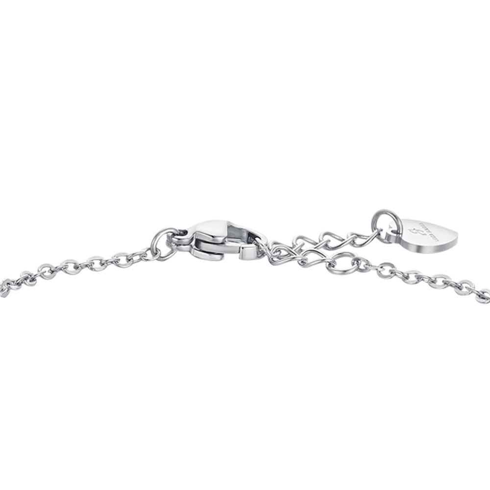 BRACCIALE BAMBINA IN ACCIAIO BALLERINA E PIASTRA - Image 3