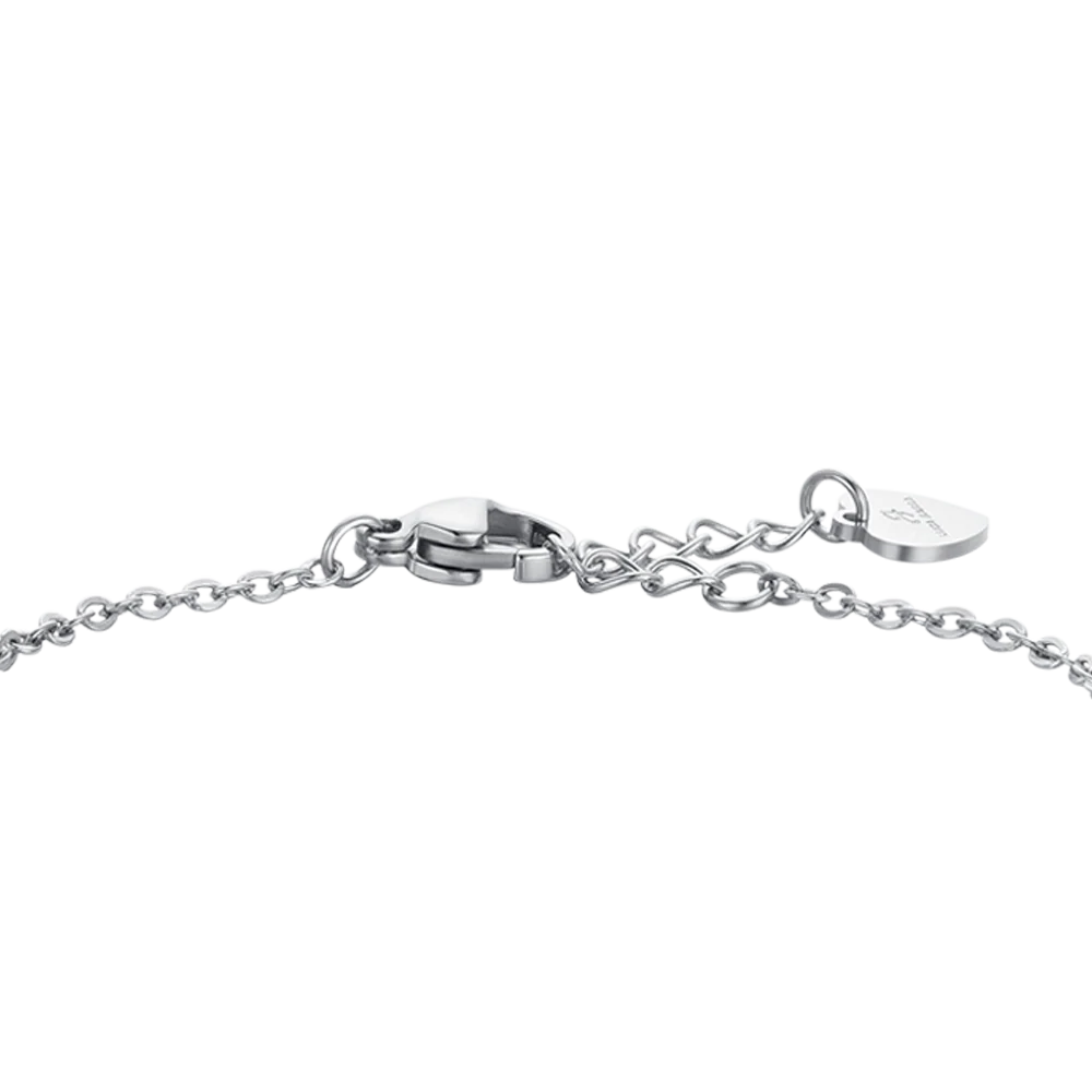 BRACCIALE BAMBINA IN ACCIAIO CON FARFALLE E PIASTRA - Image 4