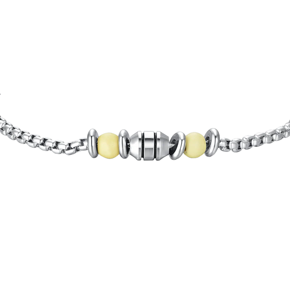 BRACCIALE BAMBINO IN ACCIAIO PIETRE GIALLE - Image 4