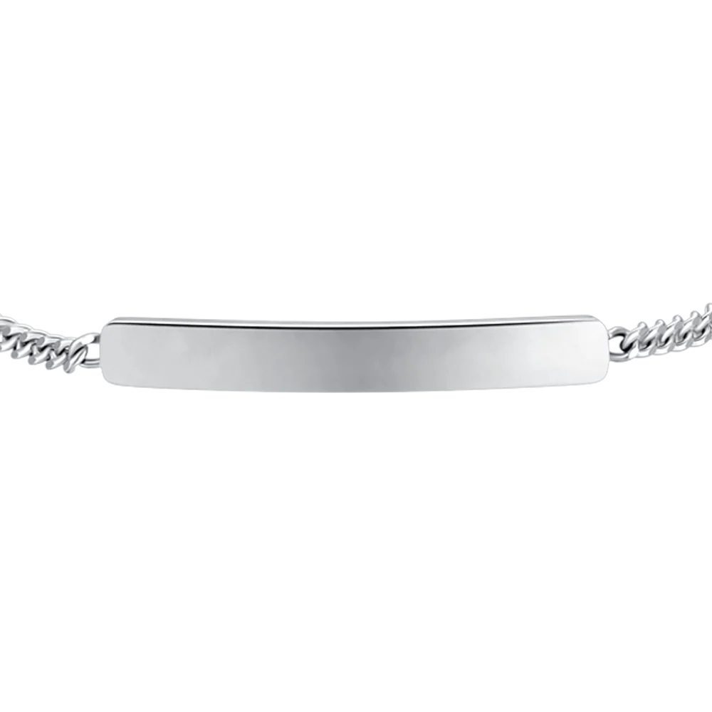 BRACCIALE BAMBINO IN ACCIAO CON PIASTRA - Image 2