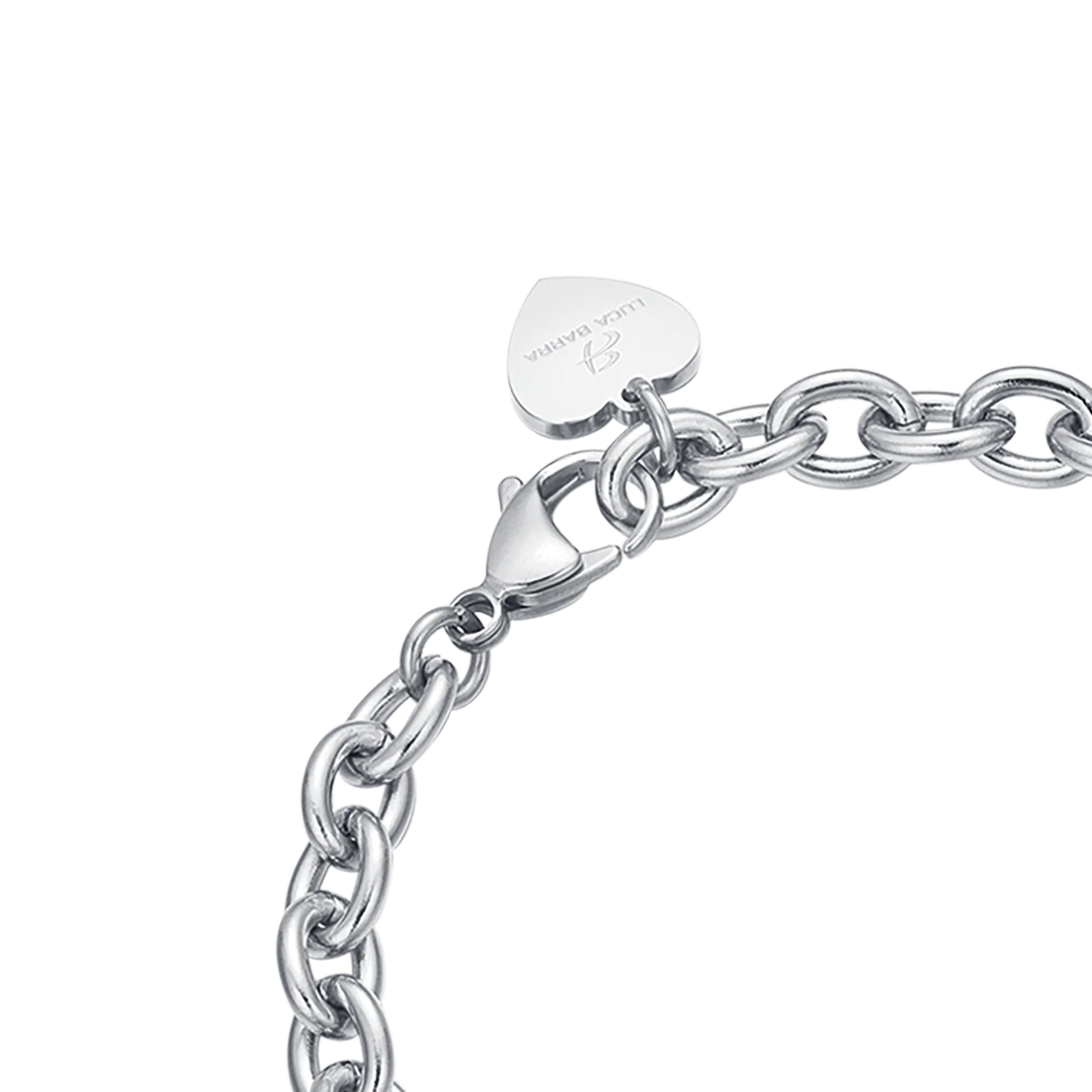 BRACCIALE DONNA IN ACCIAIO CON CUORE GRAZIE PROF - Image 5