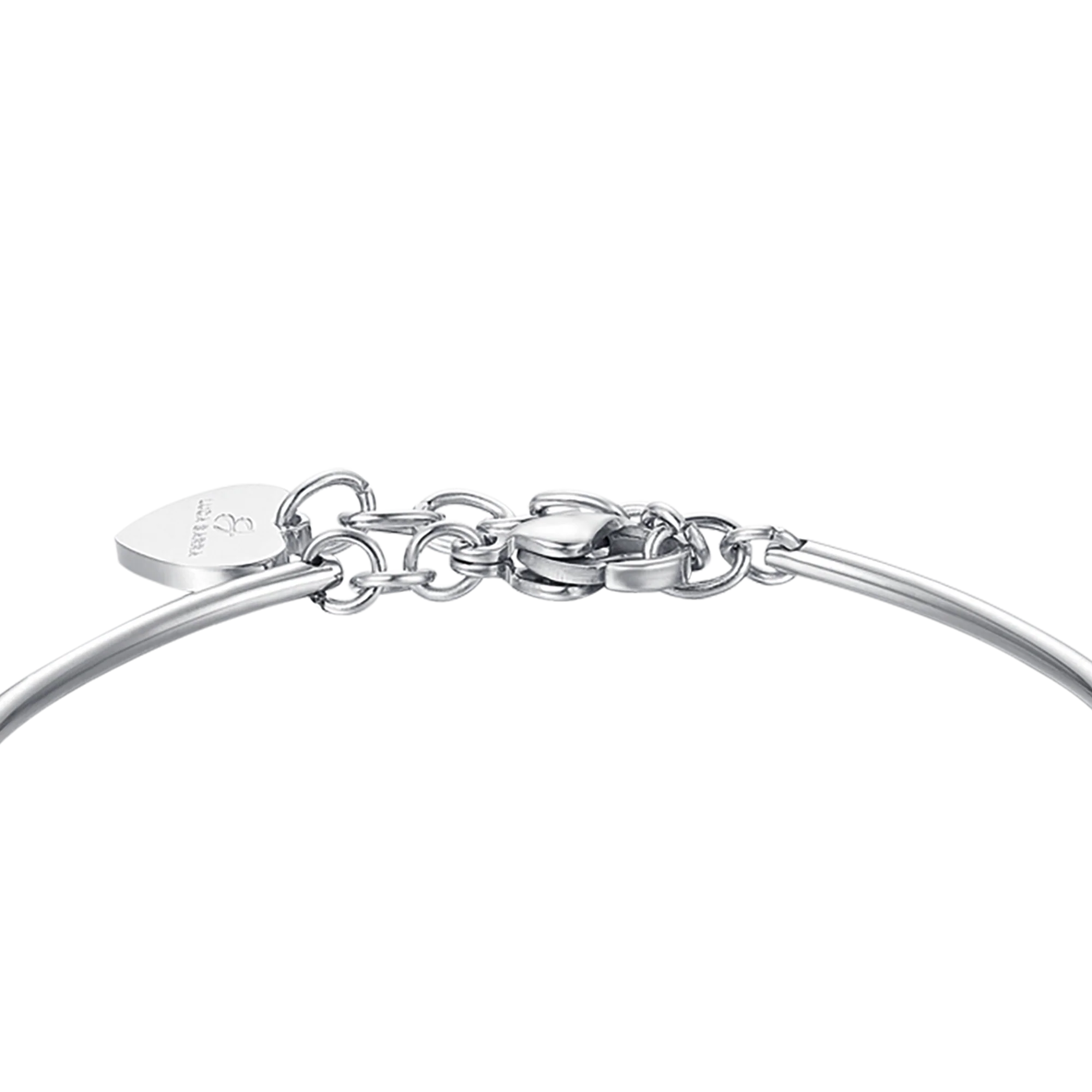 BRACCIALE DONNA IN ACCIAIO CON SCRITTA LUCKY - Image 5