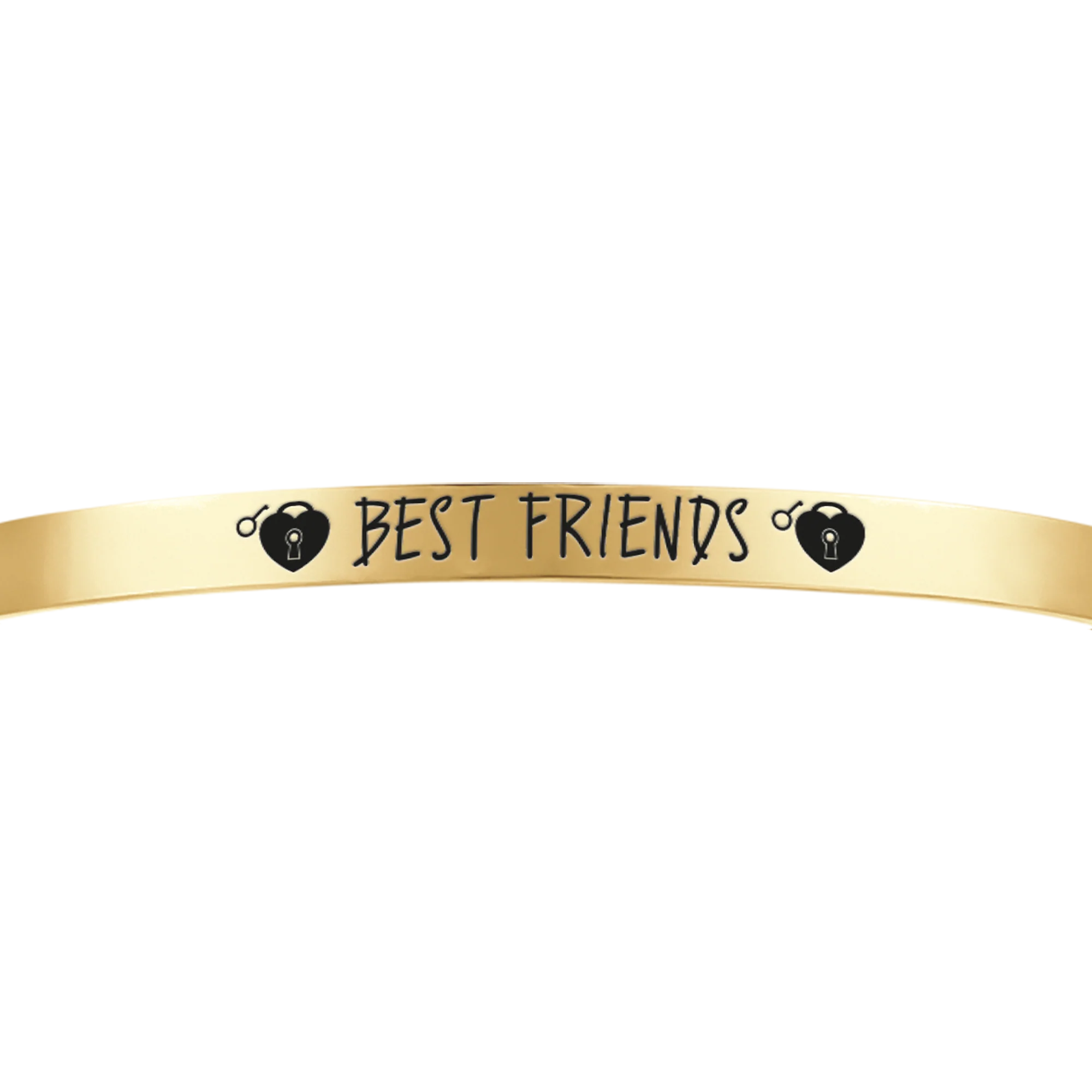 BRACCIALE DONNA IN ACCIAIO DORATO BEST FRIENDS - Image 4