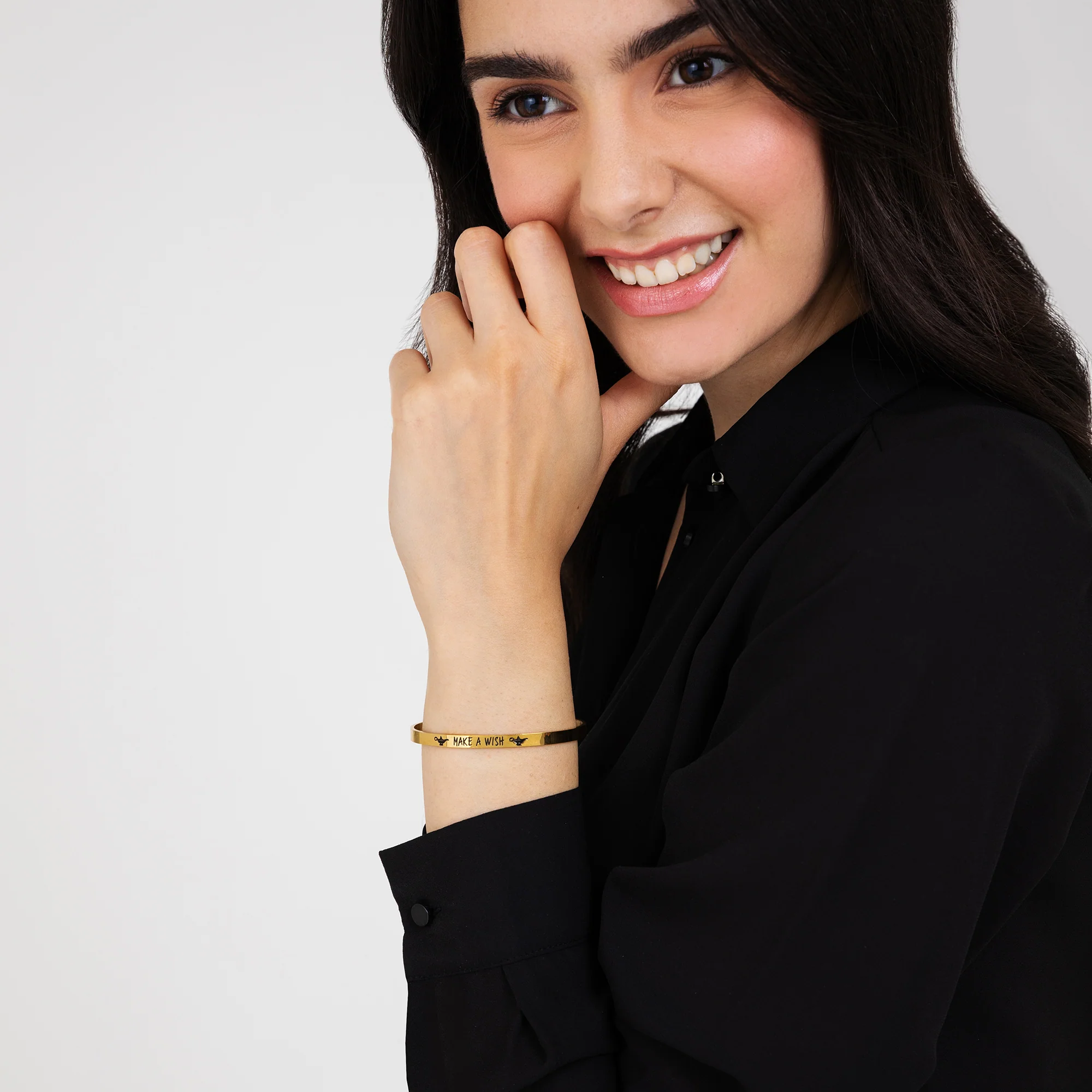 BRACCIALE DONNA IN ACCIAIO DORATO MAKE A WISH - Image 3