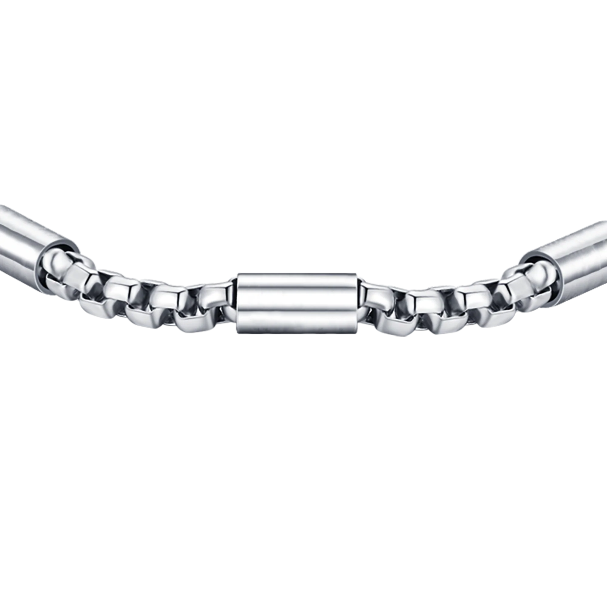 BRACCIALE UOMO IN ACCIAIO CON ELEMENTI ACCIAIO - Image 4