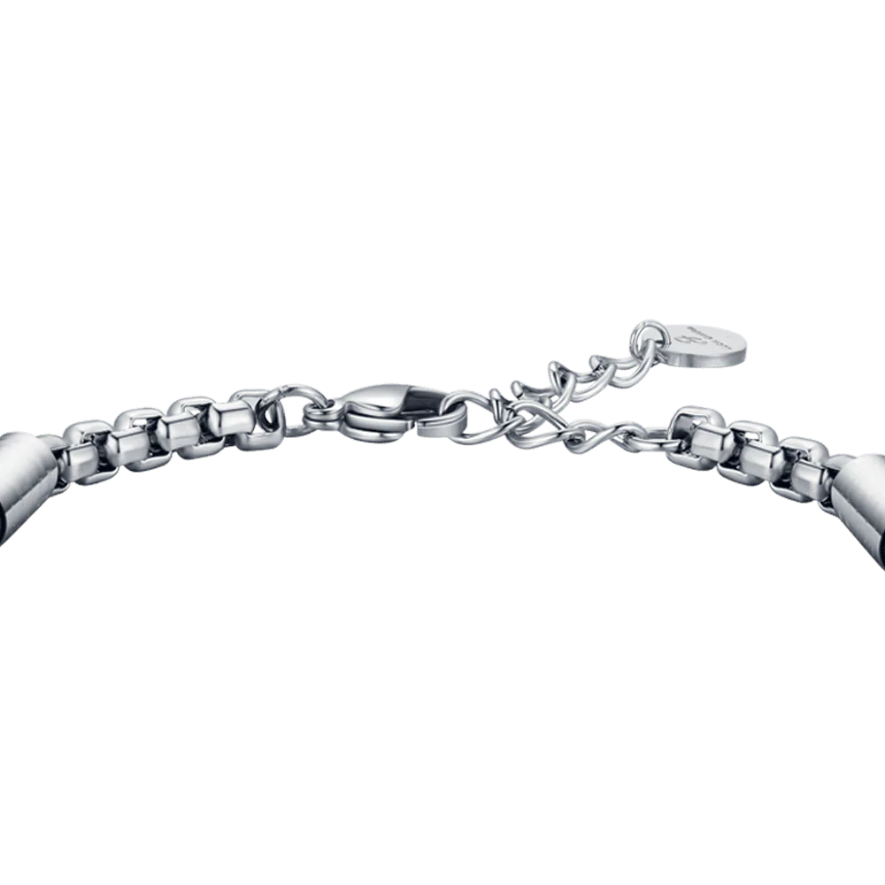 BRACCIALE UOMO IN ACCIAIO CON ELEMENTI ACCIAIO - Image 5