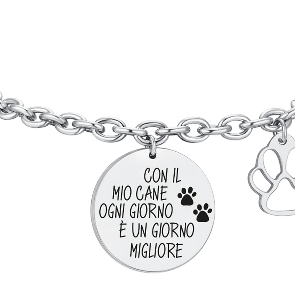 BRACCIALE DONNA IN ACCIAIO CANE - Image 4