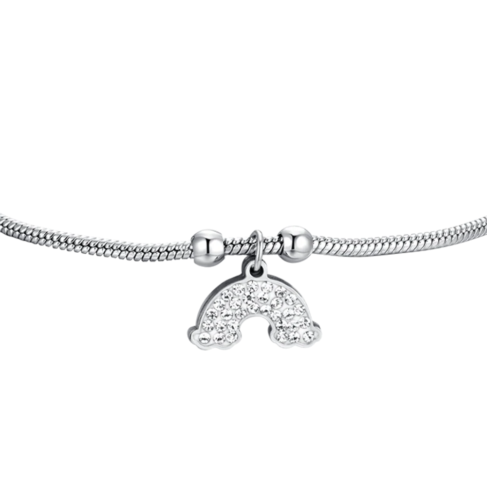 BRACCIALE DONNA IN ACCIAIO CON ARCOBALENO - Image 4
