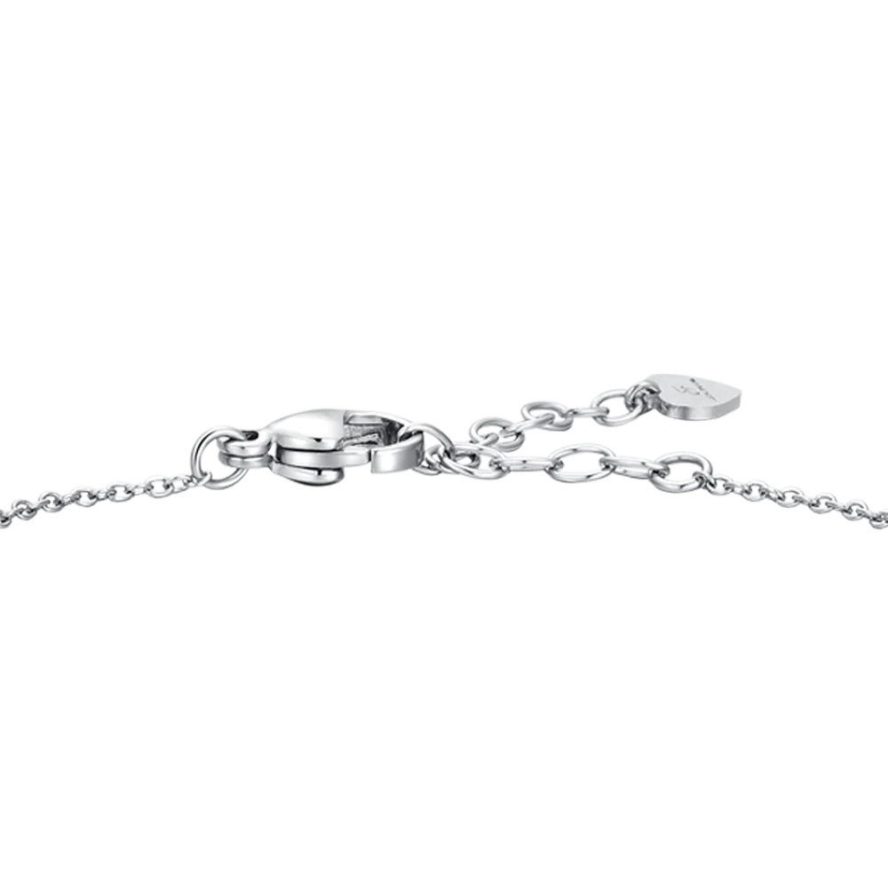 BRACCIALE DONNA IN ACCIAIO CON CRISTALLO BIANCO - Image 5