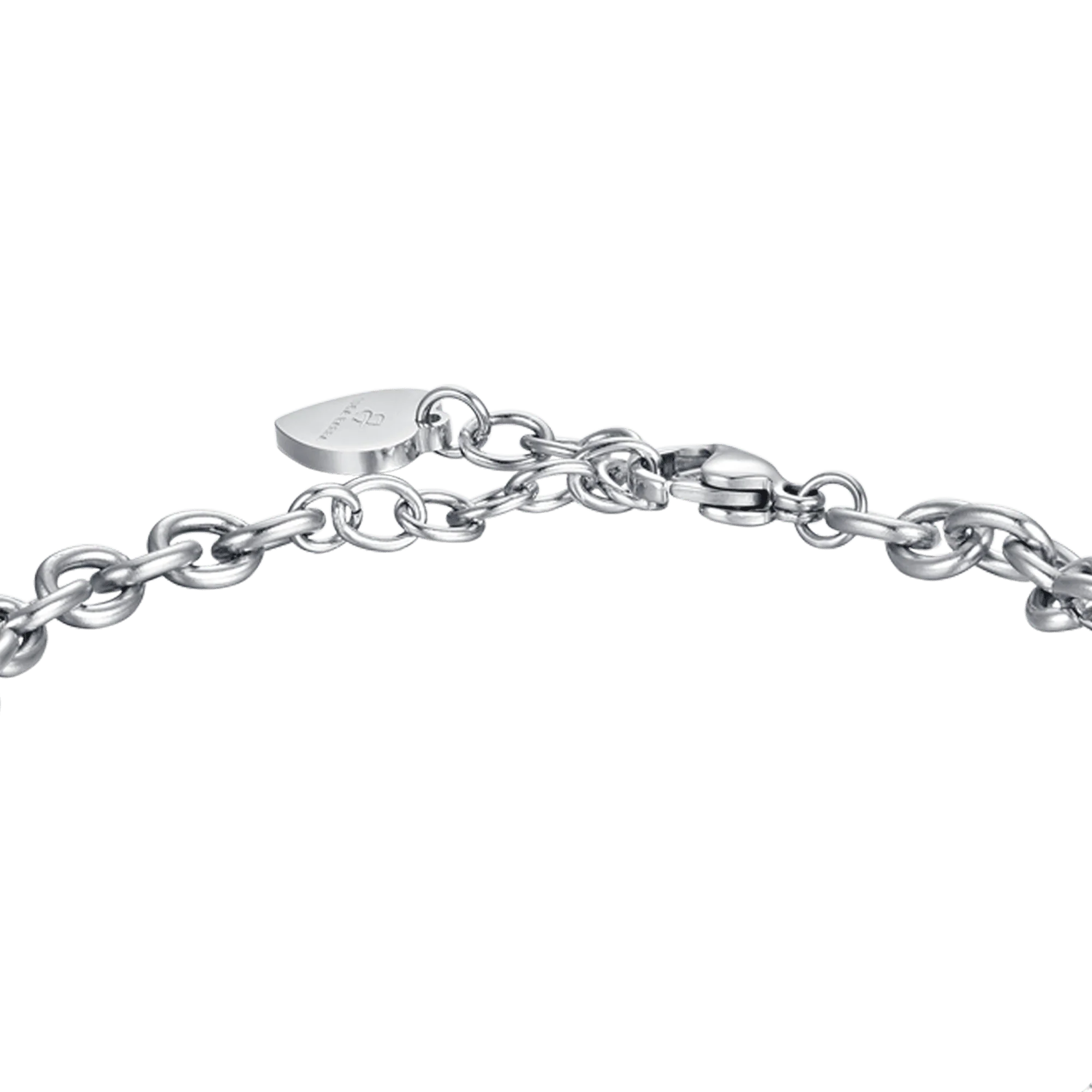 BRACCIALE DONNA IN ACCIAIO CON CUORE SACRO - Image 4