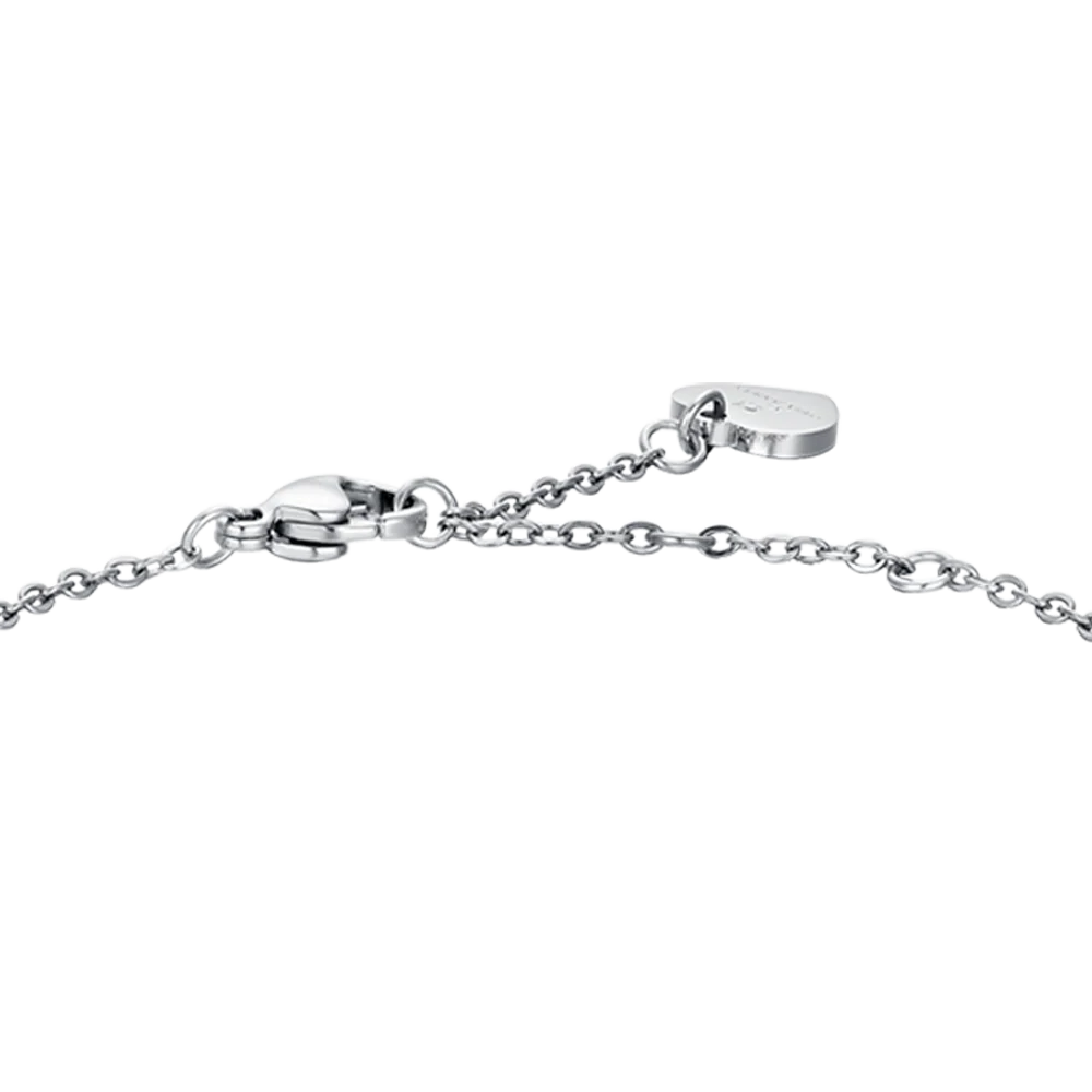 BRACCIALE DONNA IN ACCIAIO CON ELEMENTO CON CRISTALLI BIANCHI - Image 5