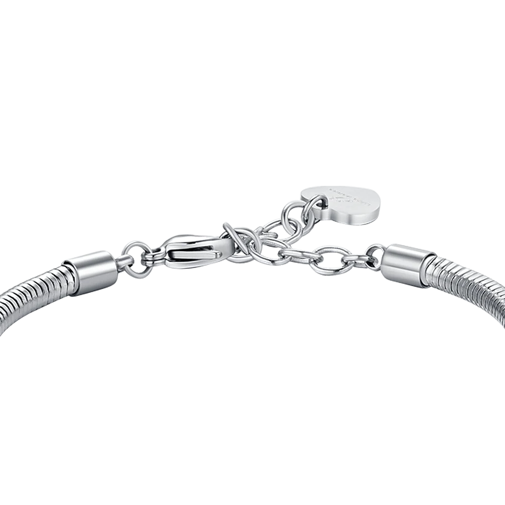 BRACCIALE DONNA IN ACCIAIO CON SOLE CON CRISTALLI BIANCHI - Image 5