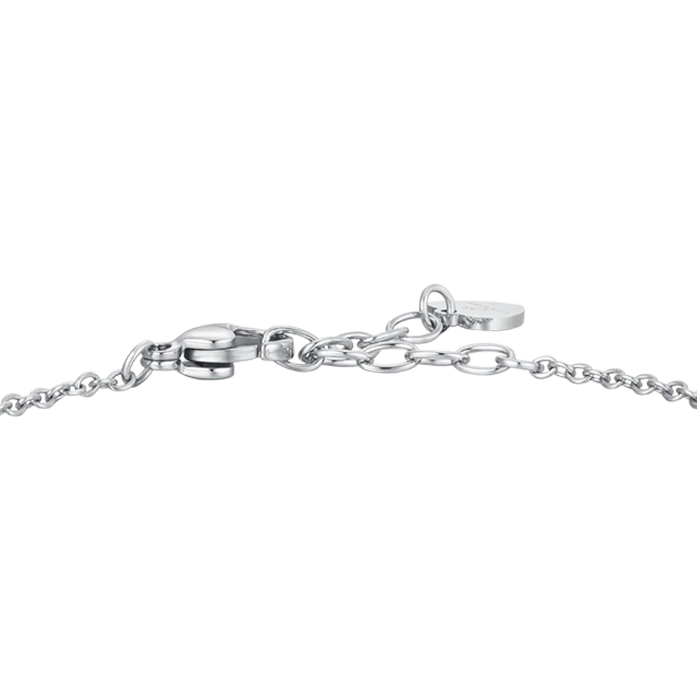 BRACCIALE DONNA IN ACCIAIO CON SOLE E CRISTALLO BIANCO - Image 5