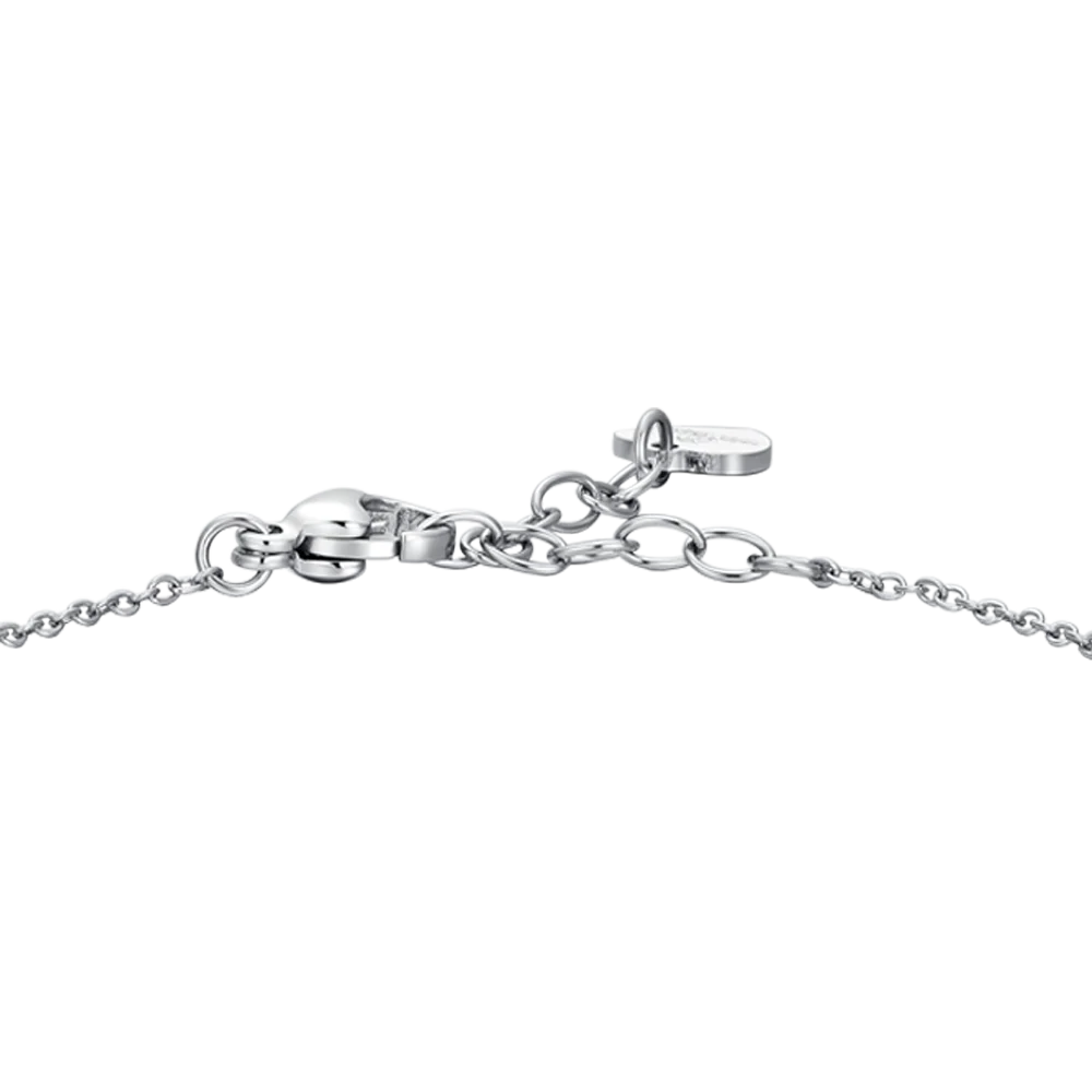 BRACCIALE DONNA IN ACCIAIO CON STELLA E CRISTALLI BIANCHI - Image 5