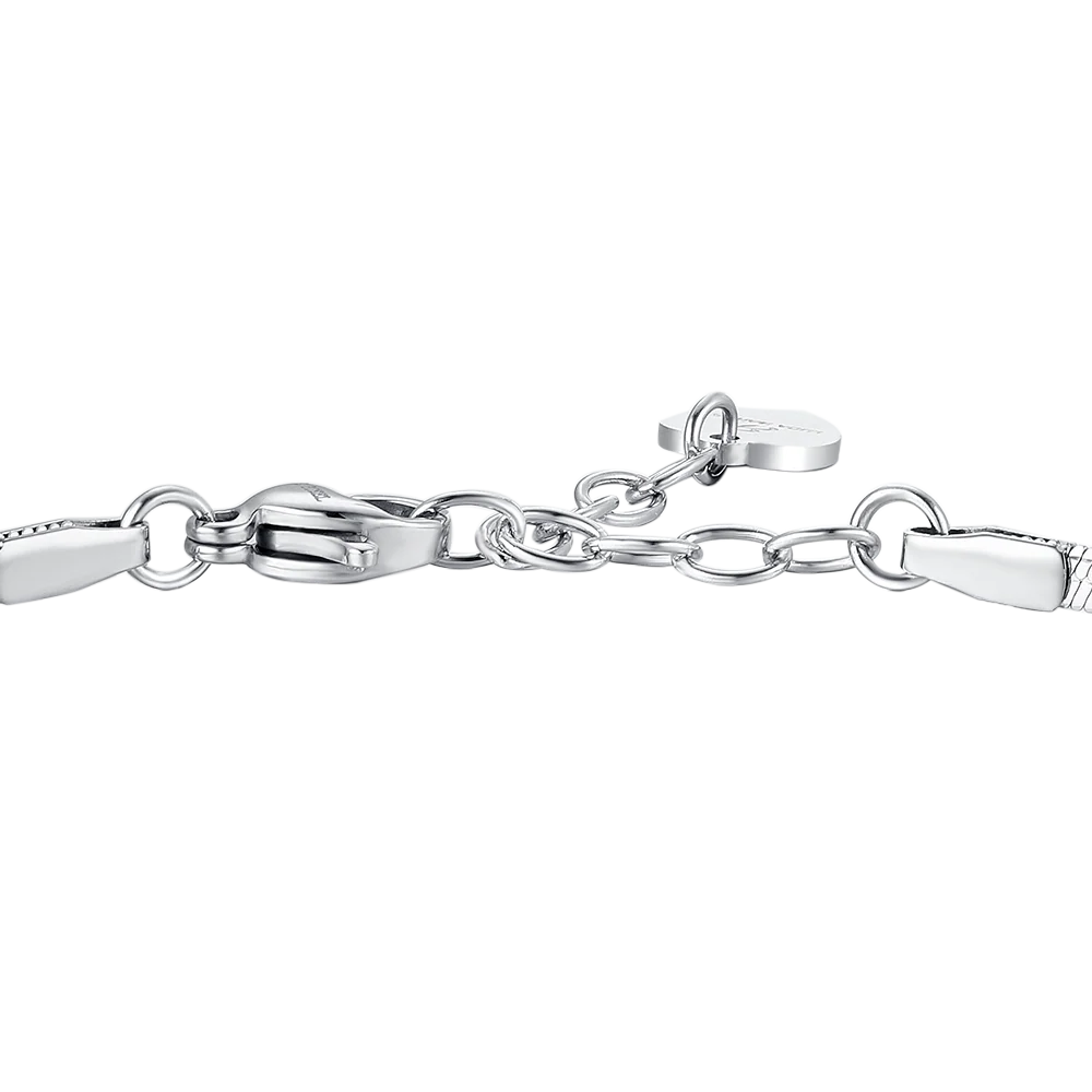 BRACCIALE DONNA IN ACCIAIO CON ZIRCONE BIANCO - Image 6