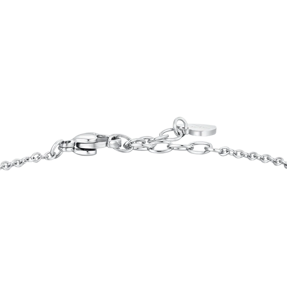 BRACCIALE DONNA IN ACCIAIO CON ZIRCONI BLU - Image 5