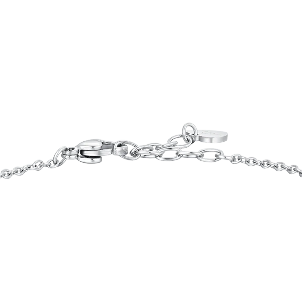BRACCIALE DONNA IN ACCIAIO CON ZIRCONI VERDI - Image 5