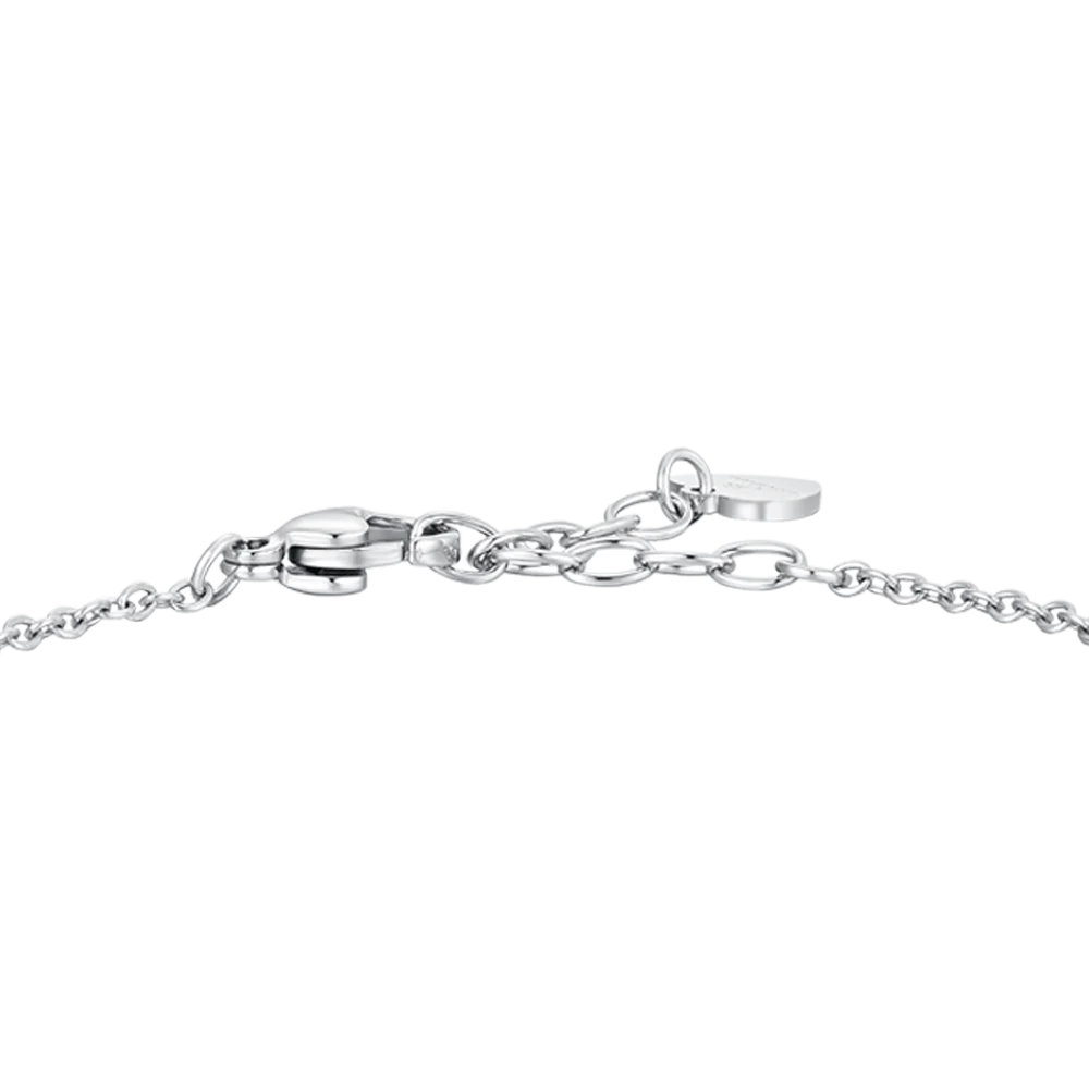 BRACCIALE DONNA IN ACCIAIO CON ZIRCONI VIOLA - Image 5
