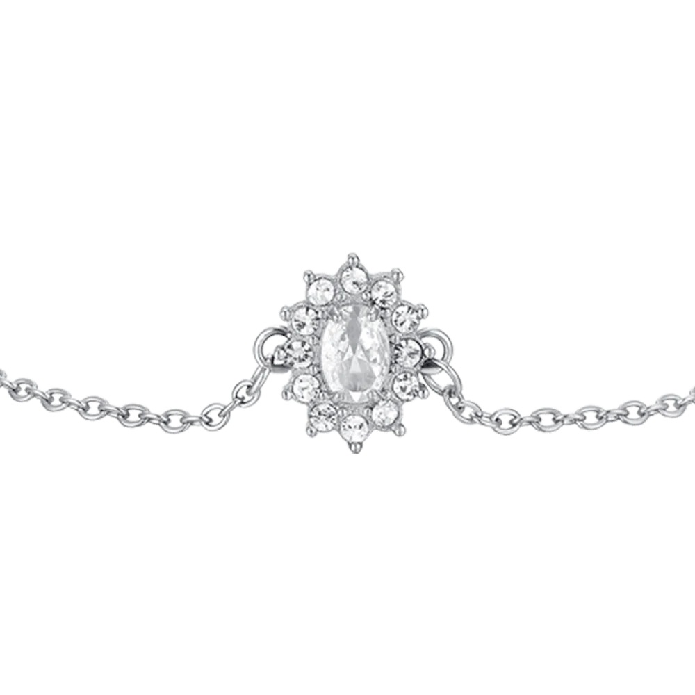 BRACCIALE DONNA IN ACCIAIO CRISTALLI E ZIRCONE BIANCO - Image 4