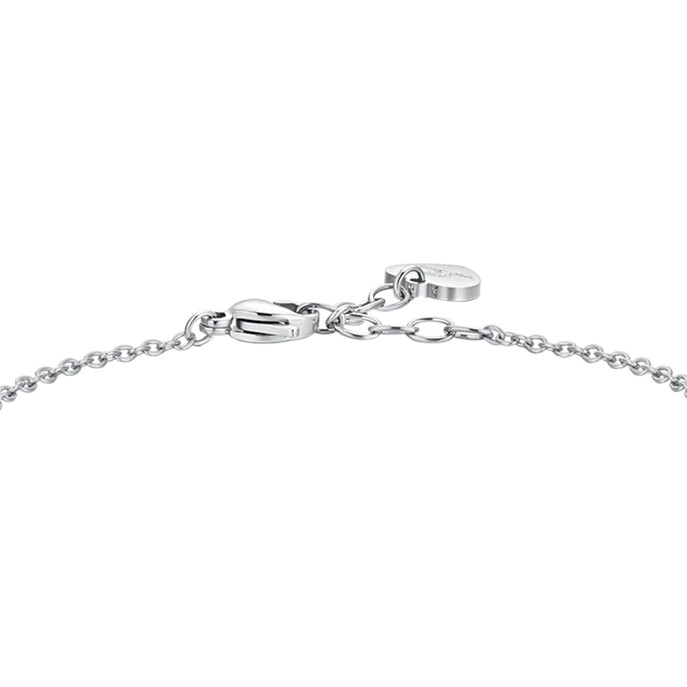 BRACCIALE DONNA IN ACCIAIO CRISTALLI ROSA - Image 5