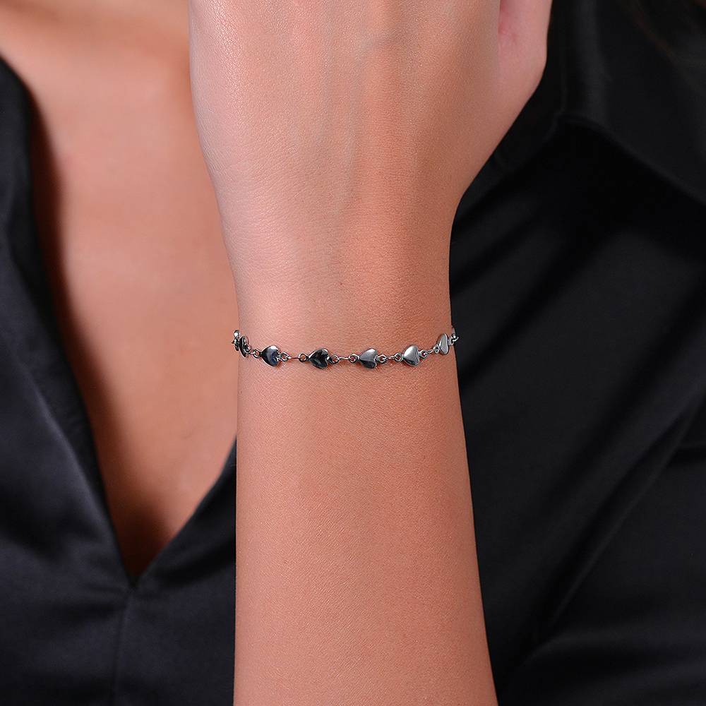 BRACCIALE DONNA IN ACCIAIO CUORI - Image 2