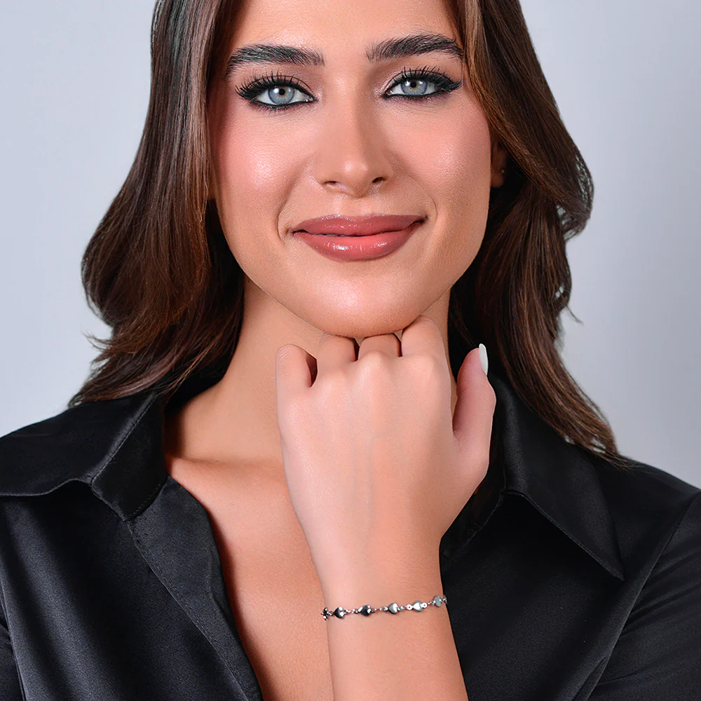 BRACCIALE DONNA IN ACCIAIO CUORI - Image 3