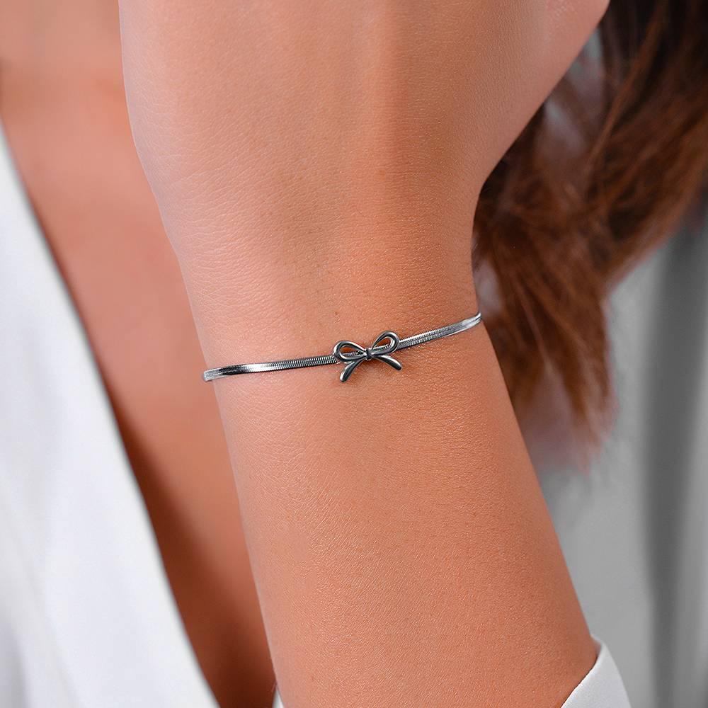 BRACCIALE DONNA IN ACCIAIO FIOCCO - Image 2