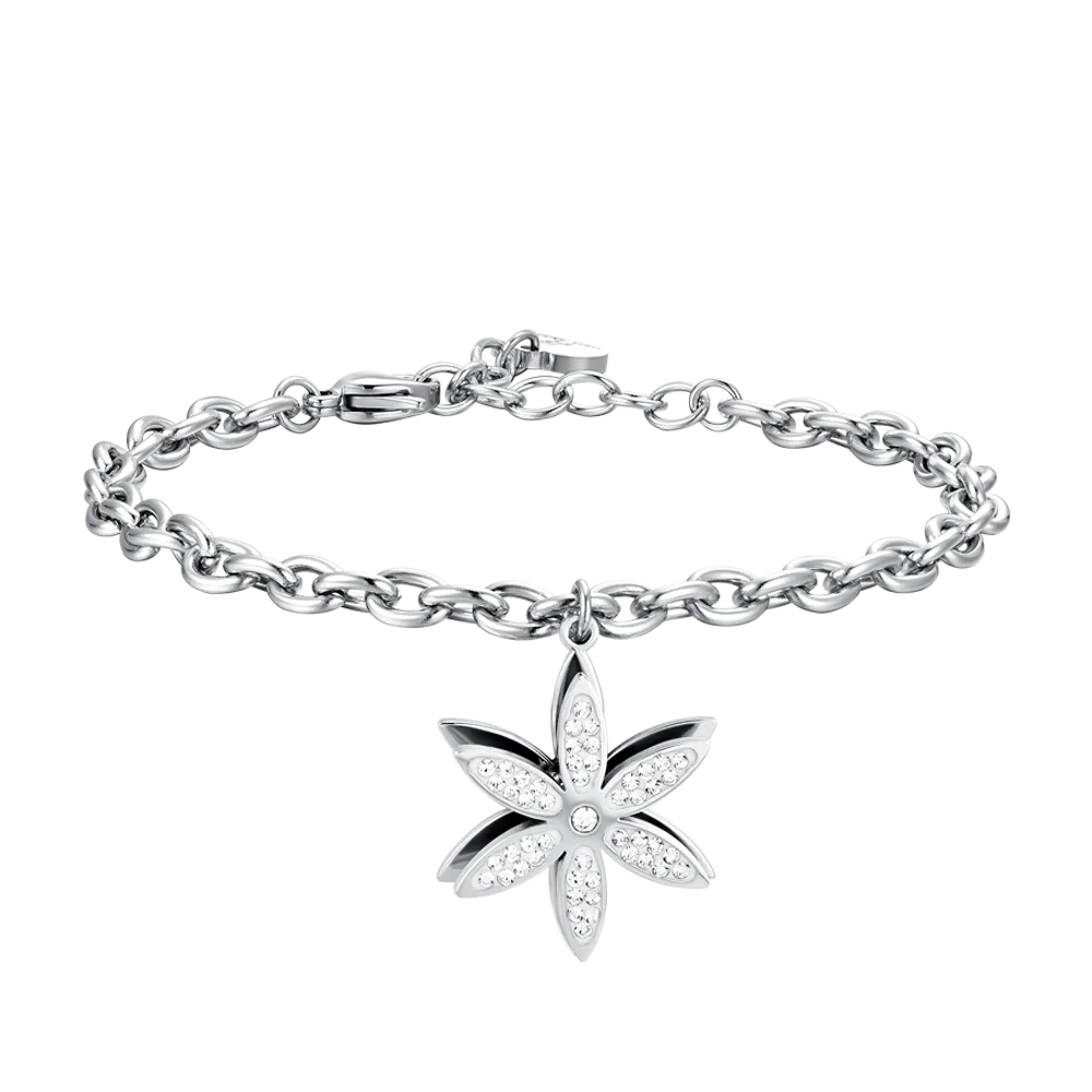 BRACCIALE DONNA IN ACCIAIO FIORE DELLA VITA GIREVOLE