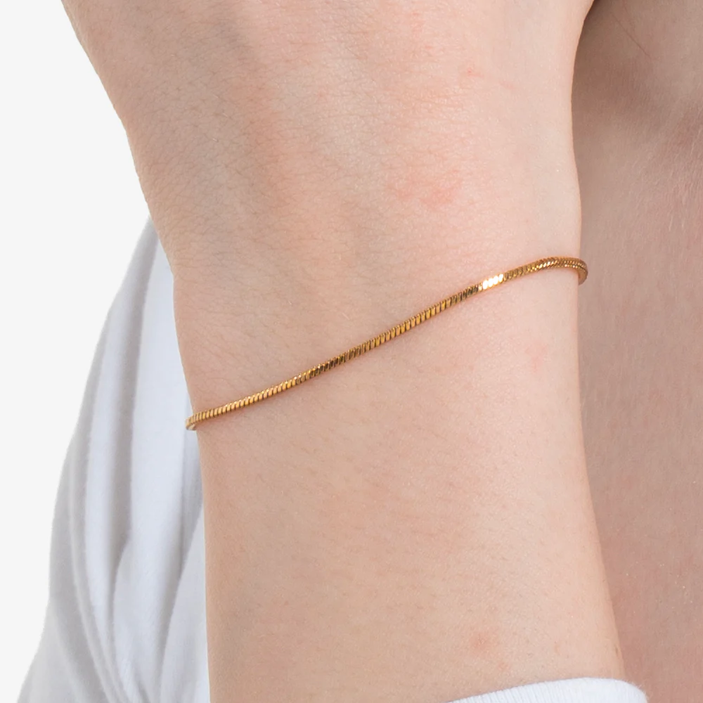 BRACCIALE DONNA IN ACCIAIO  IP GOLD - Image 2