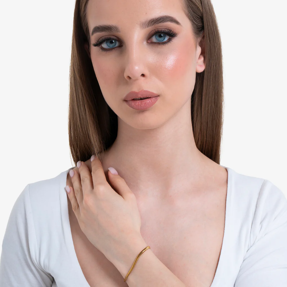 BRACCIALE DONNA IN ACCIAIO  IP GOLD - Image 3