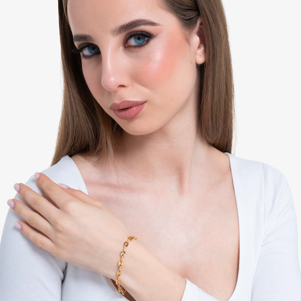 BRACCIALE DONNA IN ACCIAIO  IP GOLD - Image 3