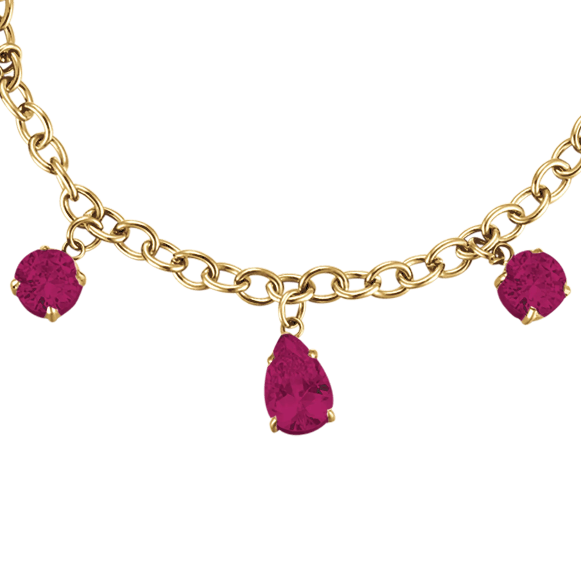 BRACCIALE DONNA IN ACCIAIO IP GOLD CON CRISTALLI - Image 4