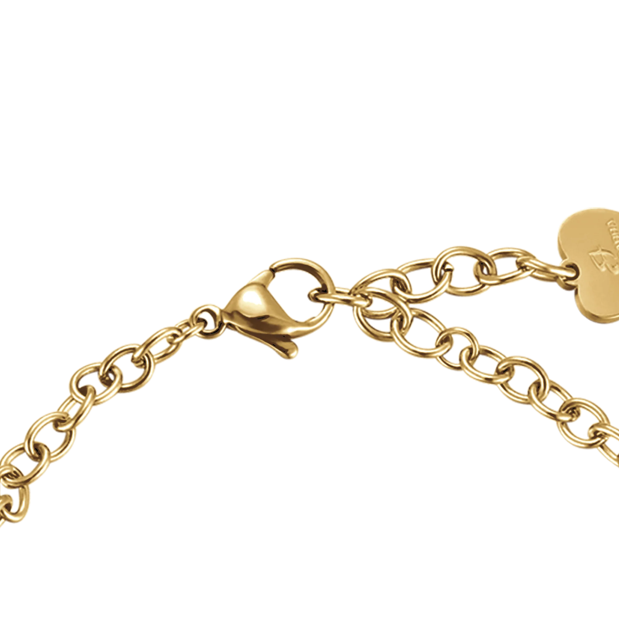 BRACCIALE DONNA IN ACCIAIO IP GOLD CON CRISTALLI - Image 5