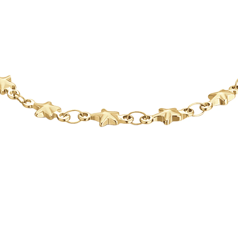 BRACCIALE DONNA IN ACCIAIO IP GOLD CON STELLE - Image 4