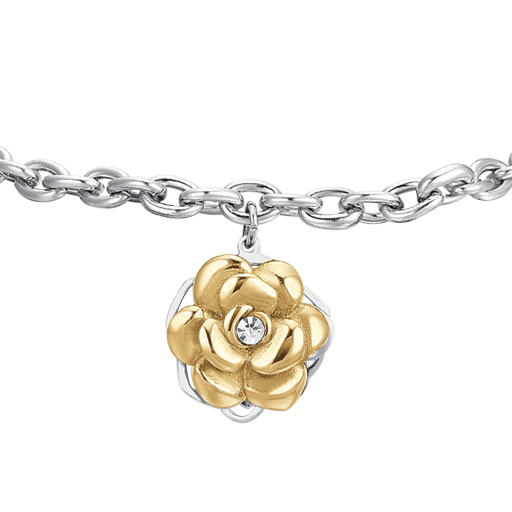BRACCIALE DONNA IN ACCIAIO IP GOLD ROSA GIREVOLE - Image 5