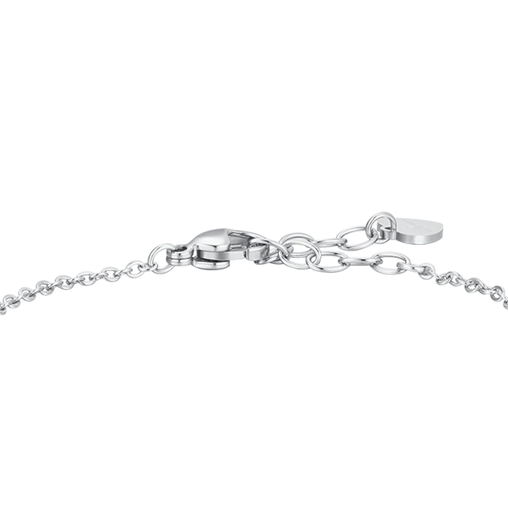 BRACCIALE DONNA IN ACCIAIO, LUNA CON ZIRCONE BIANCO E STELLE - Image 5