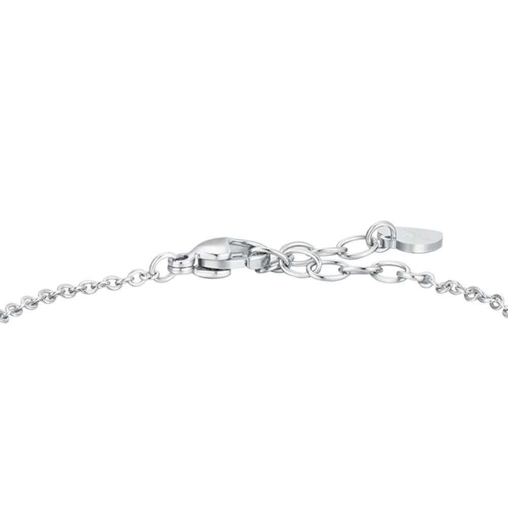 BRACCIALE DONNA IN ACCIAIO, LUNA CON ZIRCONE BIANCO E STELLE IP ROSE - Image 5