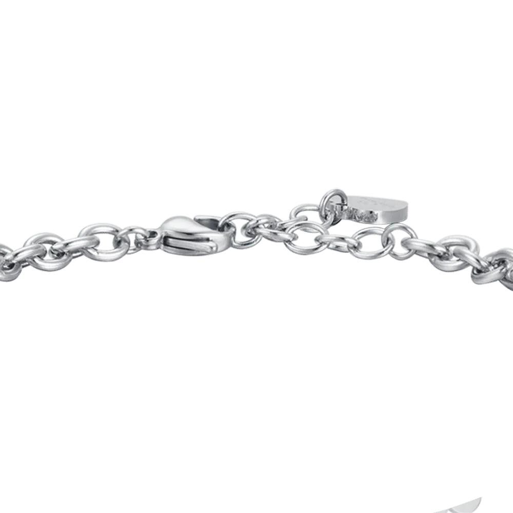 BRACCIALE DONNA IN ACCIAIO METTICI IL CUORE AL RESTO CI PENSA LA VITA - Image 5