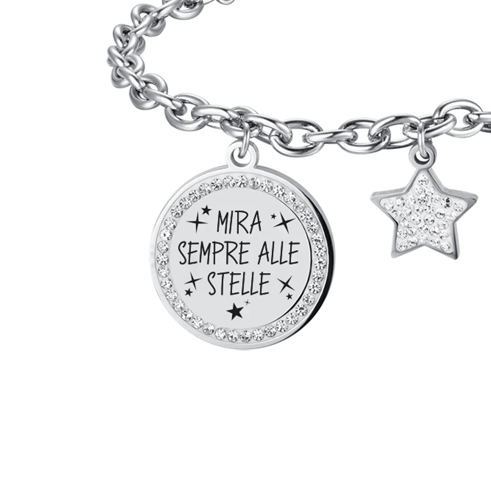 BRACCIALE DONNA IN ACCIAIO MIRA SEMPRE ALLE STELLE - Image 4