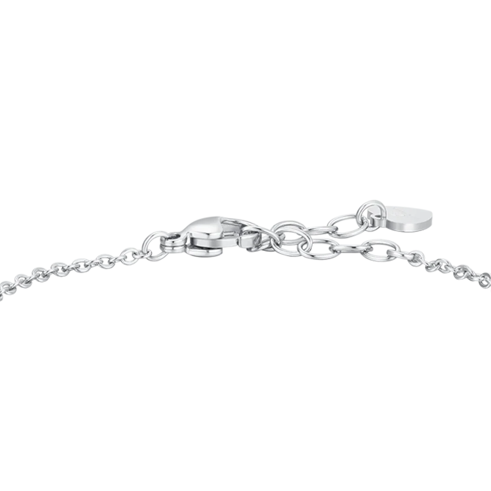 BRACCIALE DONNA IN ACCIAIO, STELLA CON ZIRCONE BIANCO, LUNE E STELLE IP ROSE - Image 5