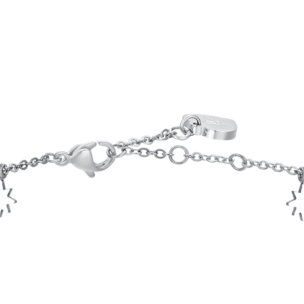 BRACCIALE DONNA IN ACCIAIO STELLA DI SISSI E CRISTALLI - Image 5