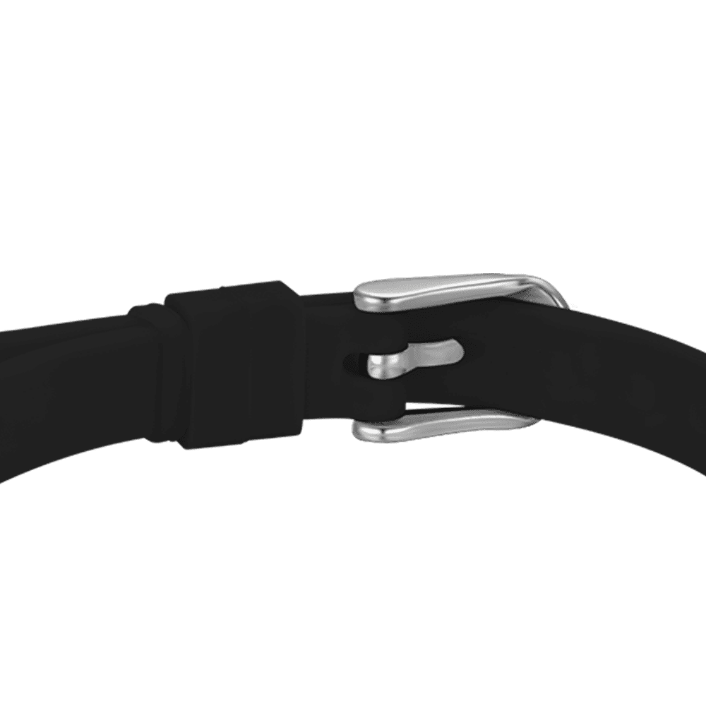 BRACCIALE DONNA IN SILICONE NERO - Image 5
