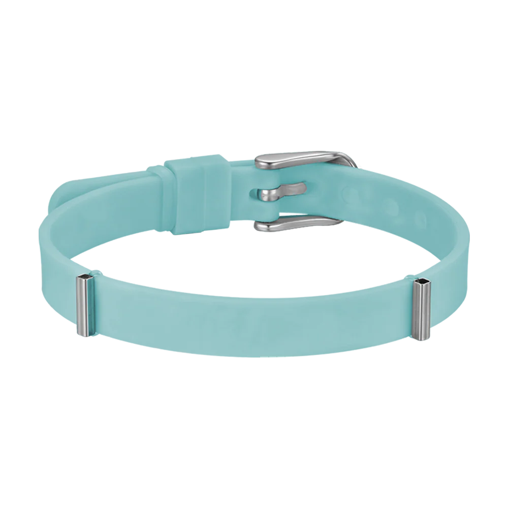 BRACCIALE DONNA IN SILICONE VERDE