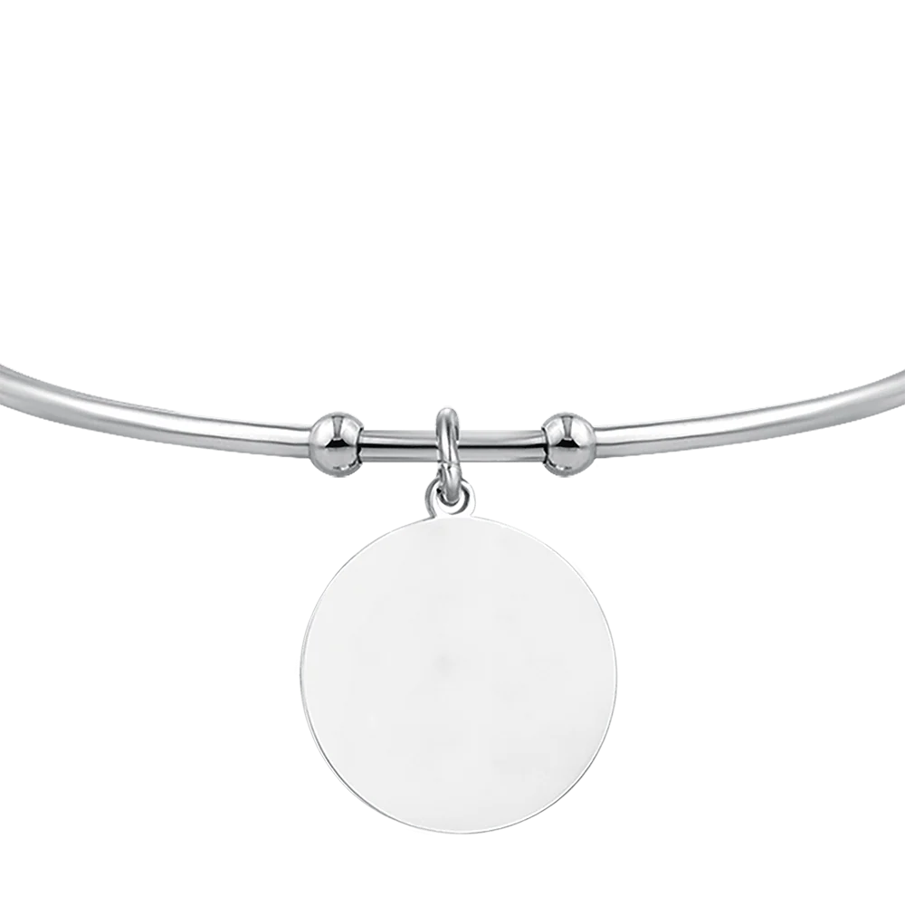 BRACCIALE DONNA PERSONALIZZATO IN ACCIAIO CERCHIO - Image 4