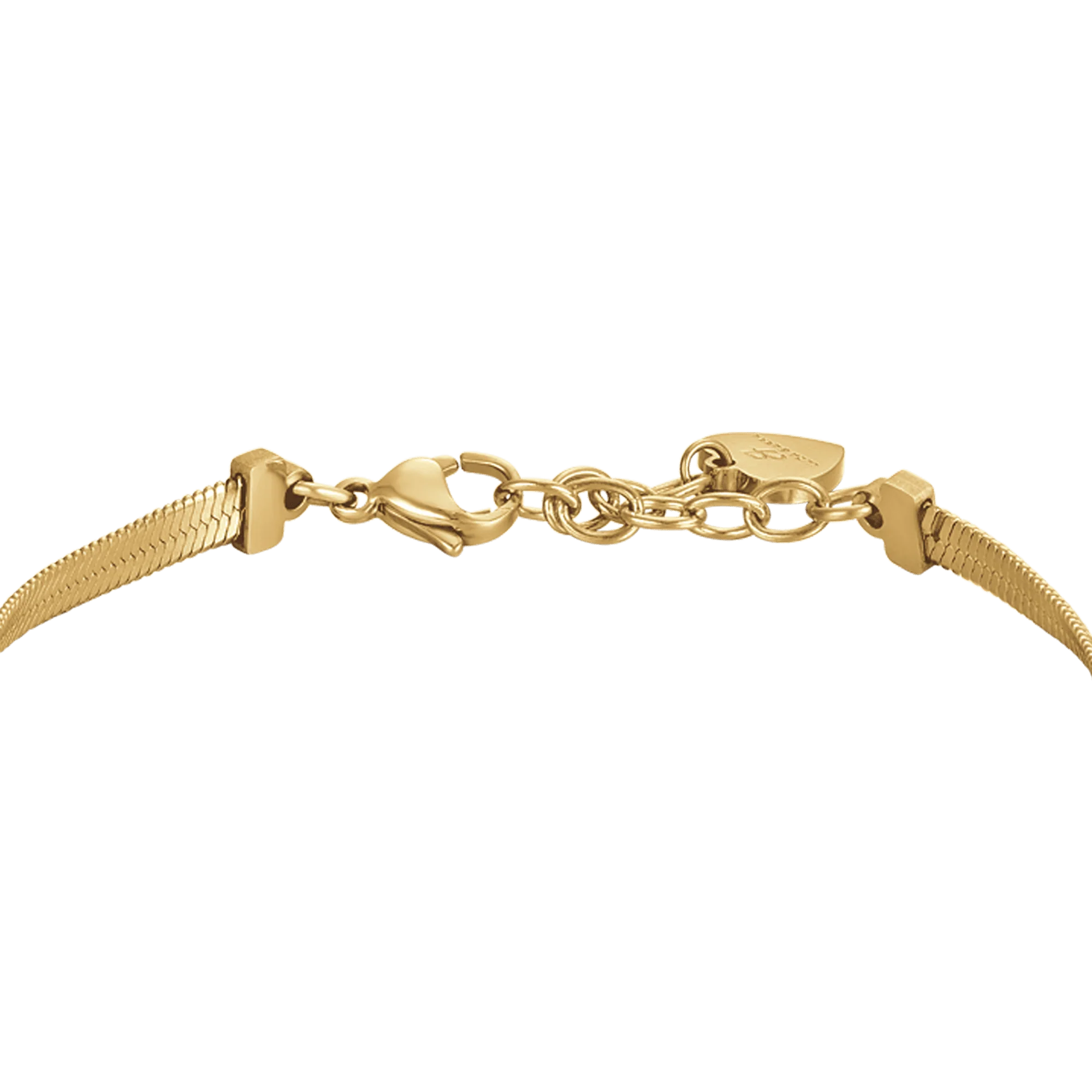 BRACCIALE DONNA SNAKE IN ACCIAIO IP GOLD CON STELLE CON CRISTALLI BIANCHI - Image 4