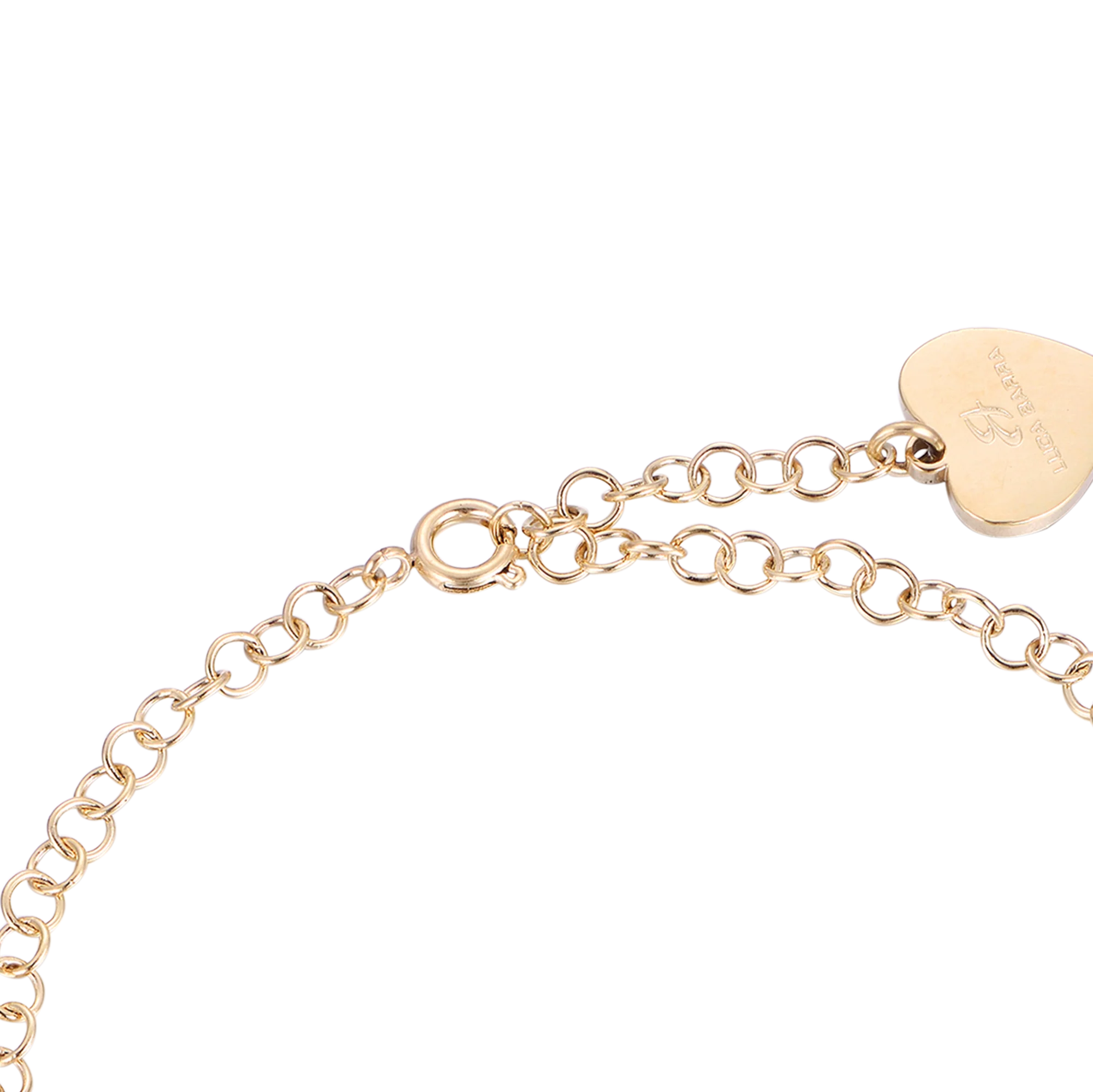 BRACCIALE DONNA IN ACCIAIO CON CERCHI IP GOLD - Image 5