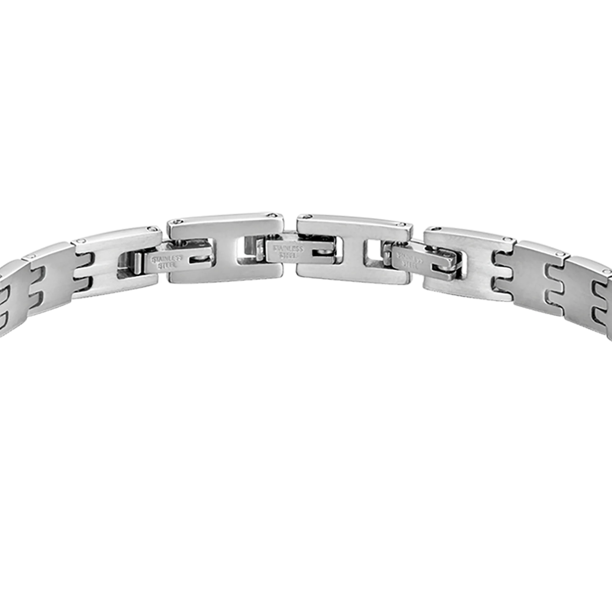 BRACCIALE UOMO IN ACCIAIO MAGLIA LARGA - Image 5
