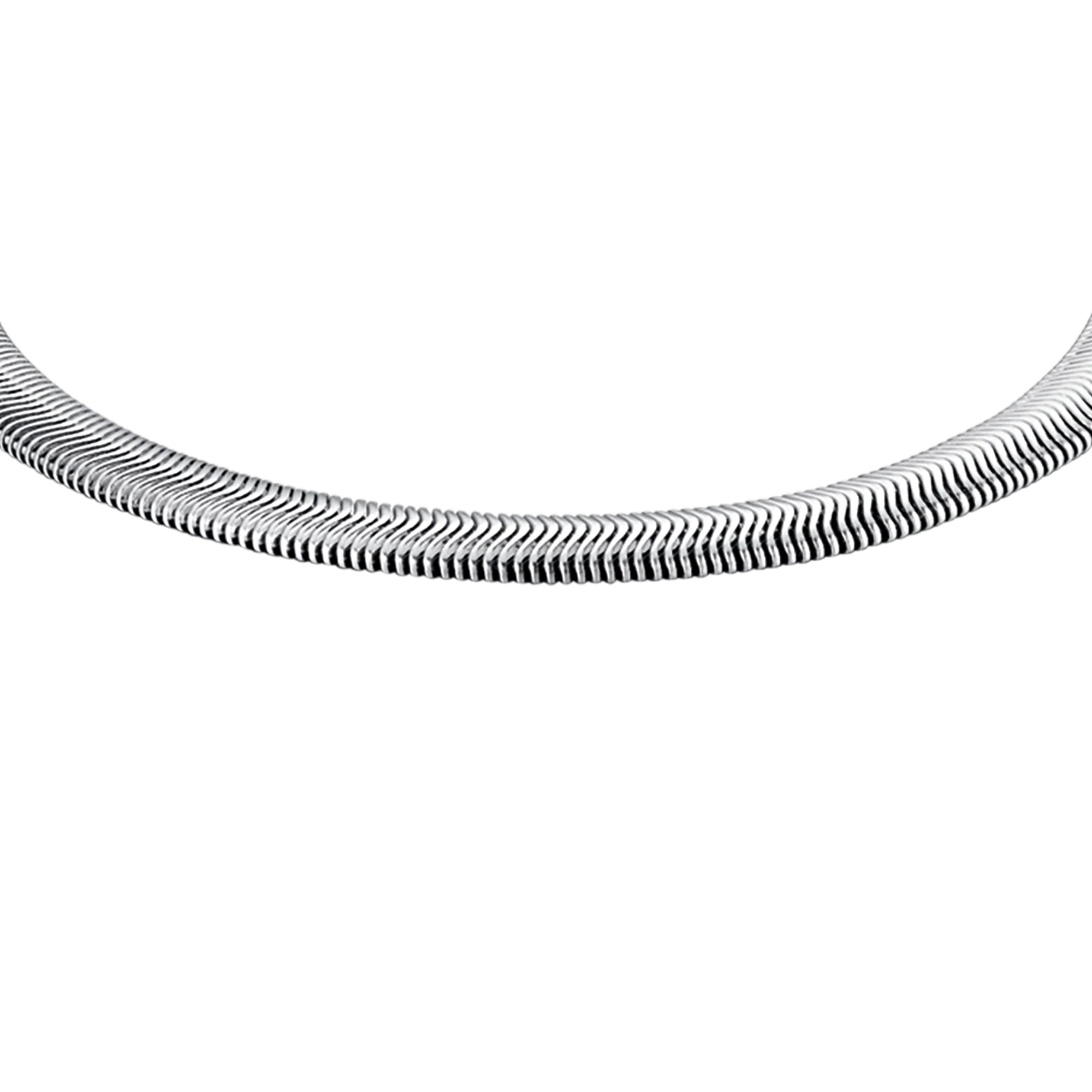 BRACCIALE UOMO IN ACCIAIO CON MAGLIA SOTTILE - Image 4