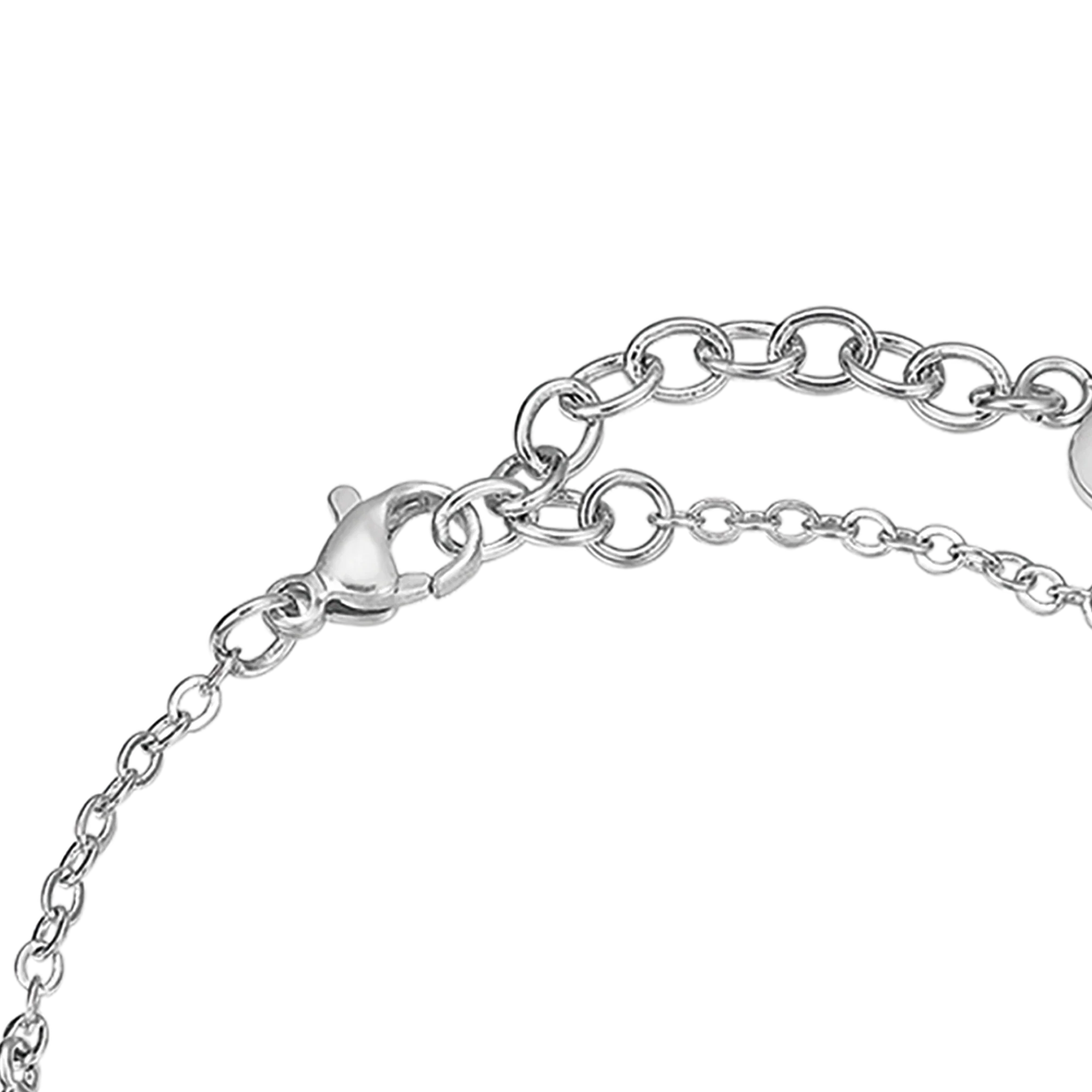 BRACCIALE DONNA IN ACCIAIO ALBERO DELLA VITA CON CIONDOLO E CUORI IN ACCCIAIO IP - Image 5