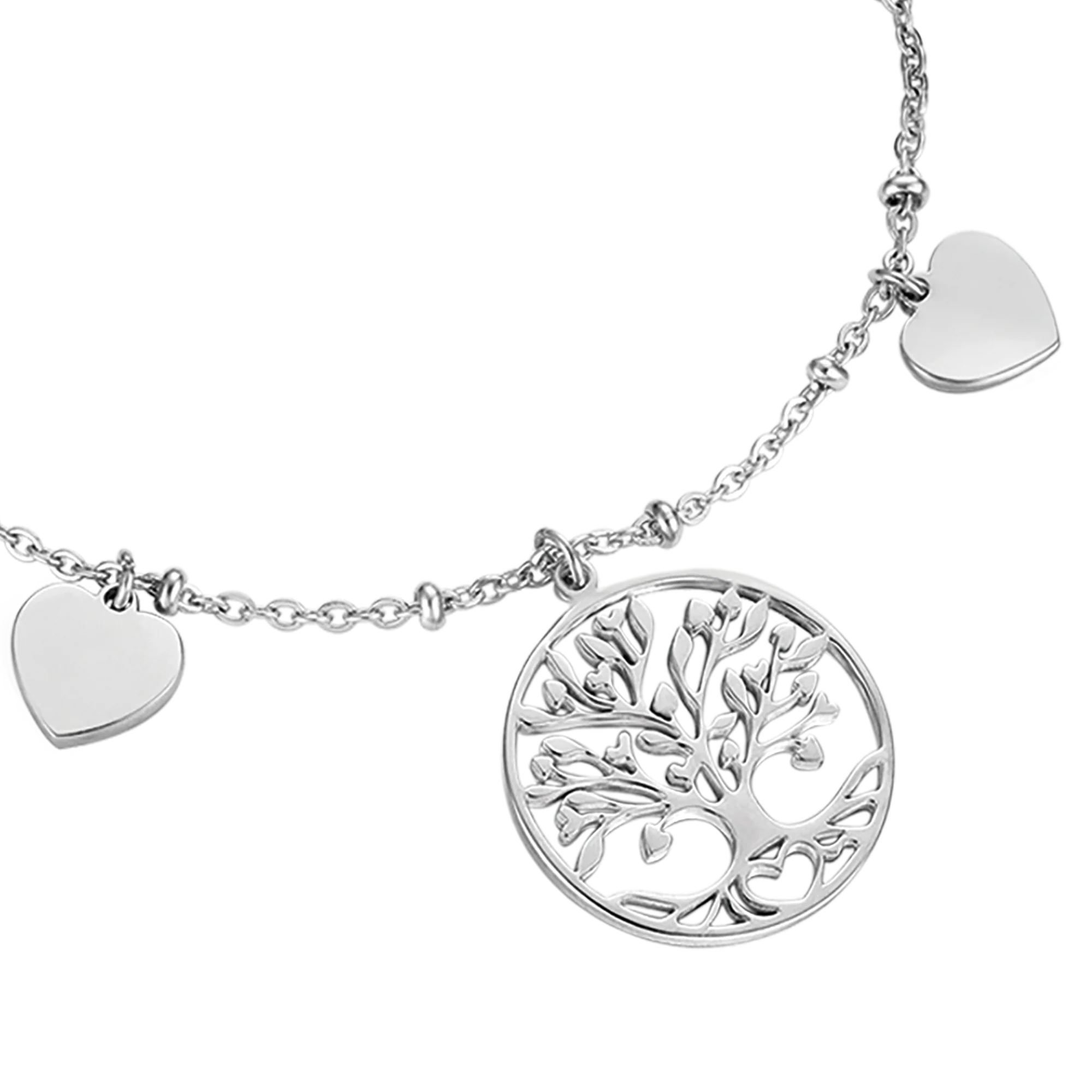 BRACCIALE DONNA IN ACCIAIO CON ALBERO DELLA VITA - Image 4